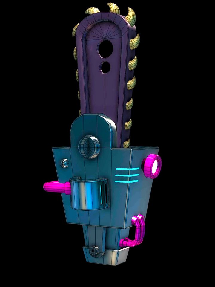 Toon Chainsaw - Maya Step by Step Tutorial product image (1)