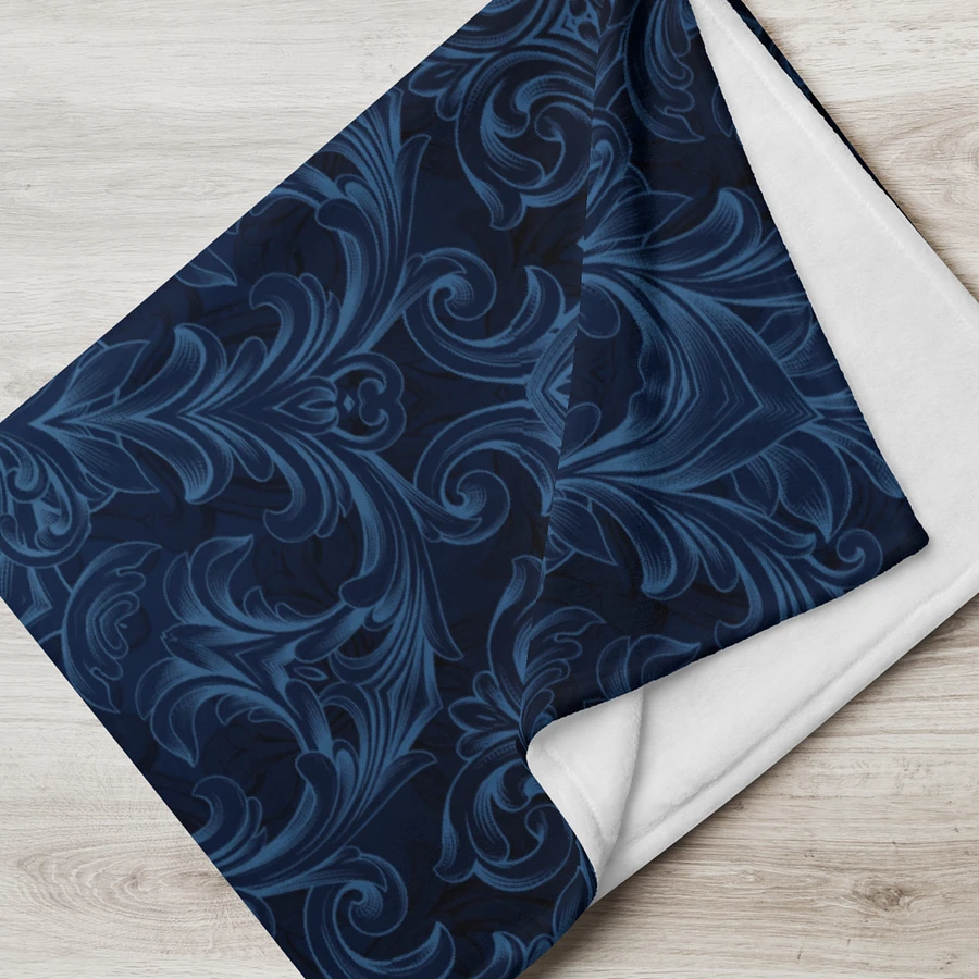 Blue Kaleidoscope Throw Blanket product image (17)