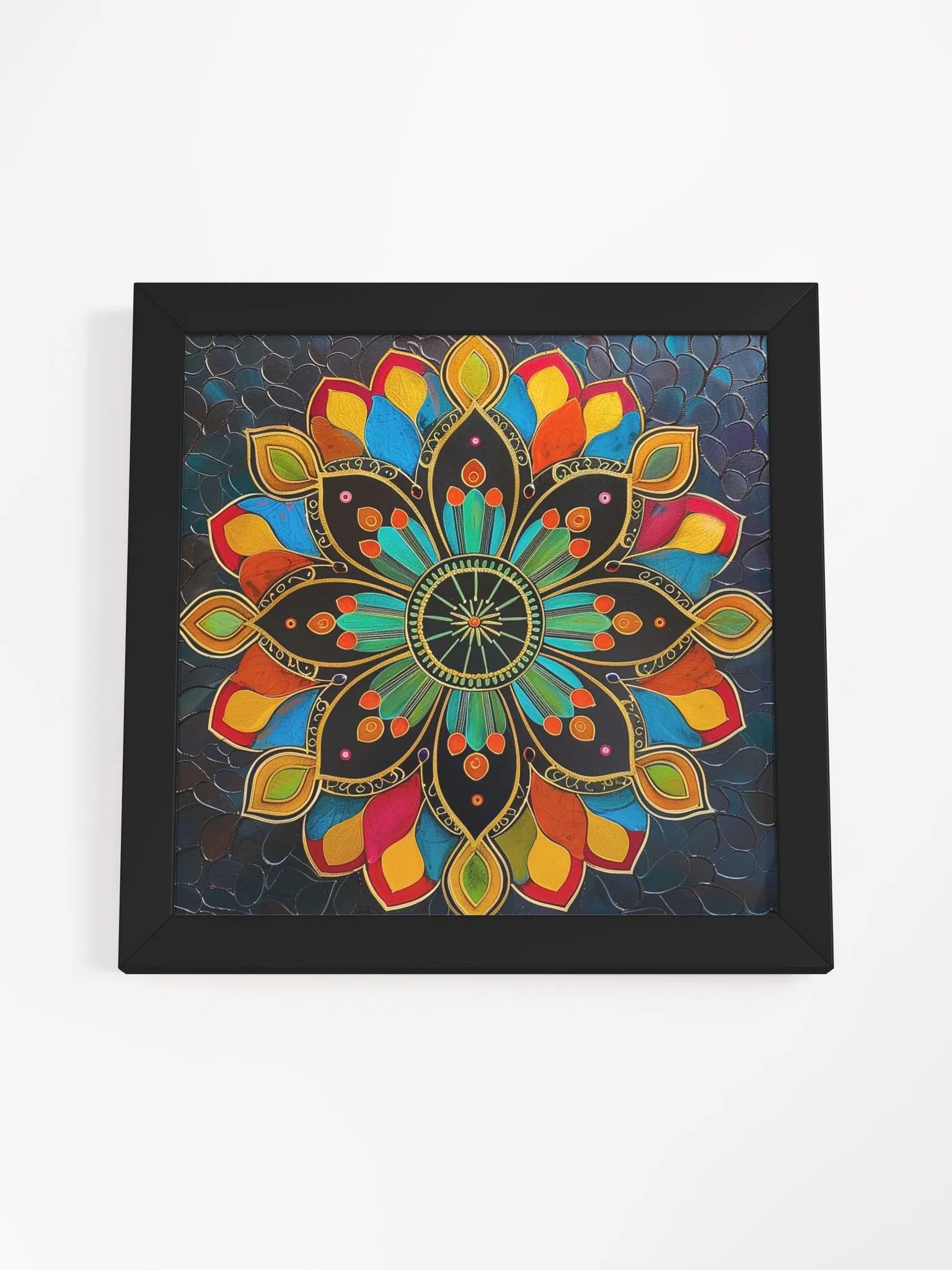 Colorful Mandala Pattern Wall Art product image (32)