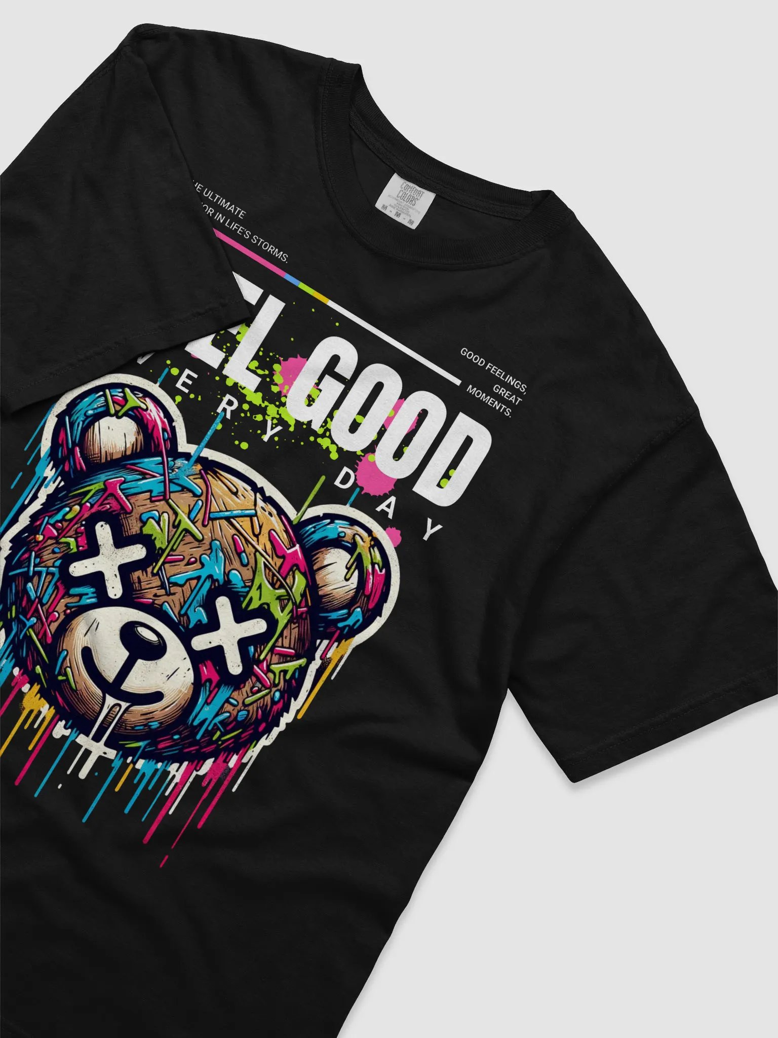 FEEL GOOD Bear Artistic T-Shirt product image (28)