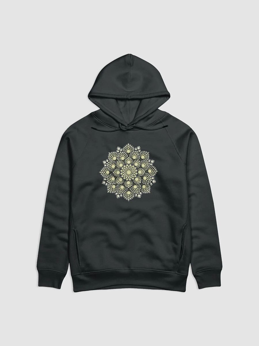 Yellow Dot Mandala Unisex Eco Hoodie product image (1)