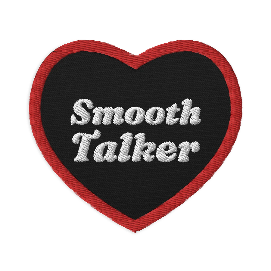 Smooth Talker Embroidered Patch product image (1)