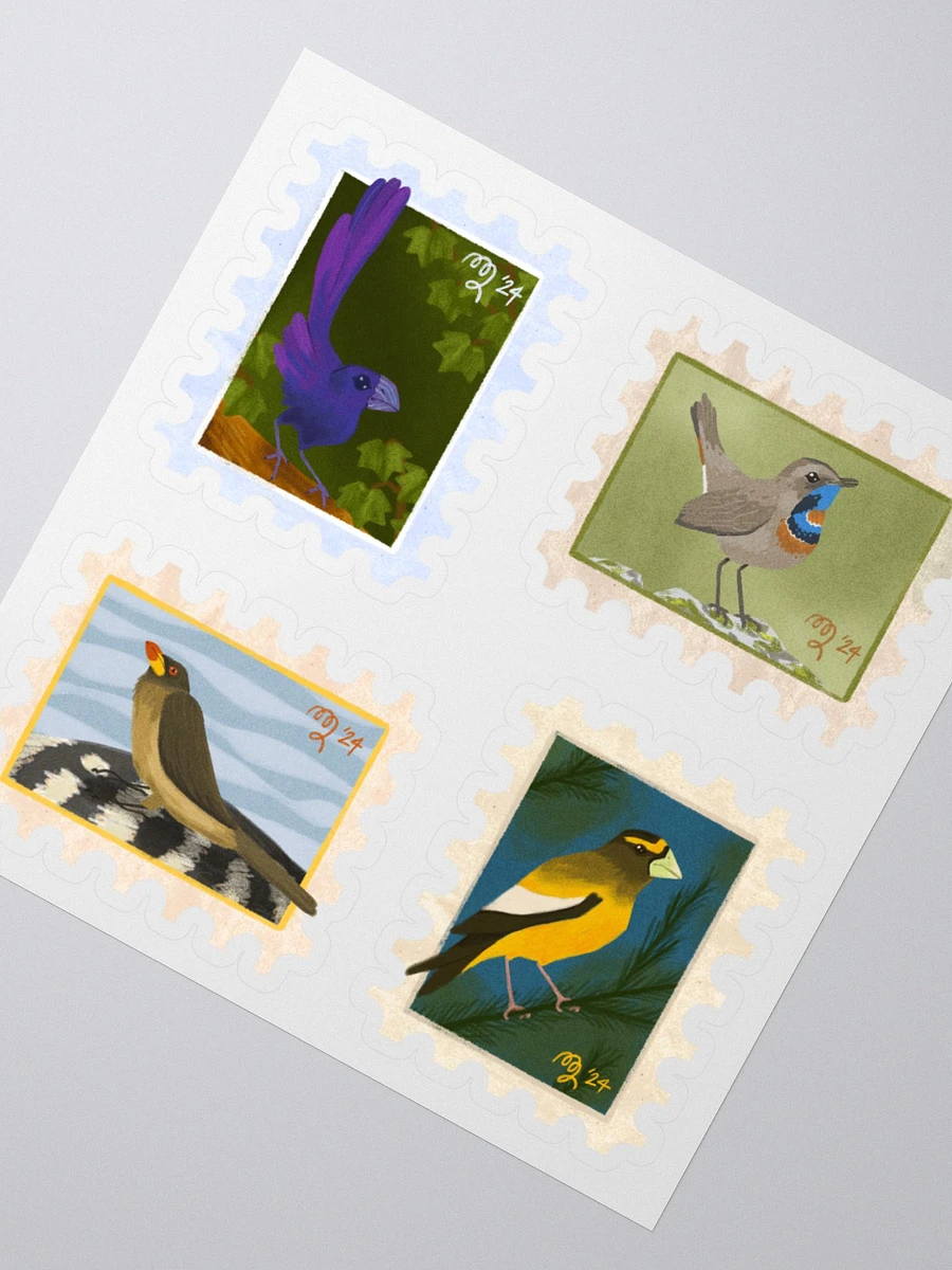 Bird Stamp Stickers Set 01 – Birbfest 2024 product image (2)