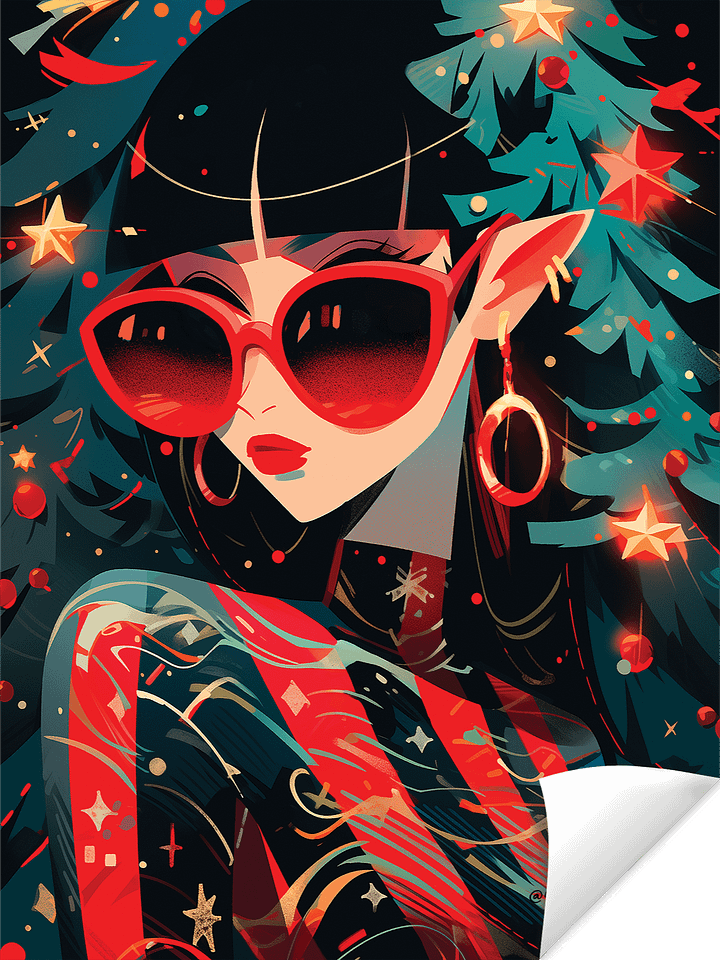 Dazzle | Elves Wearing Sunglasses Series | Matte Paper Print product image (1)