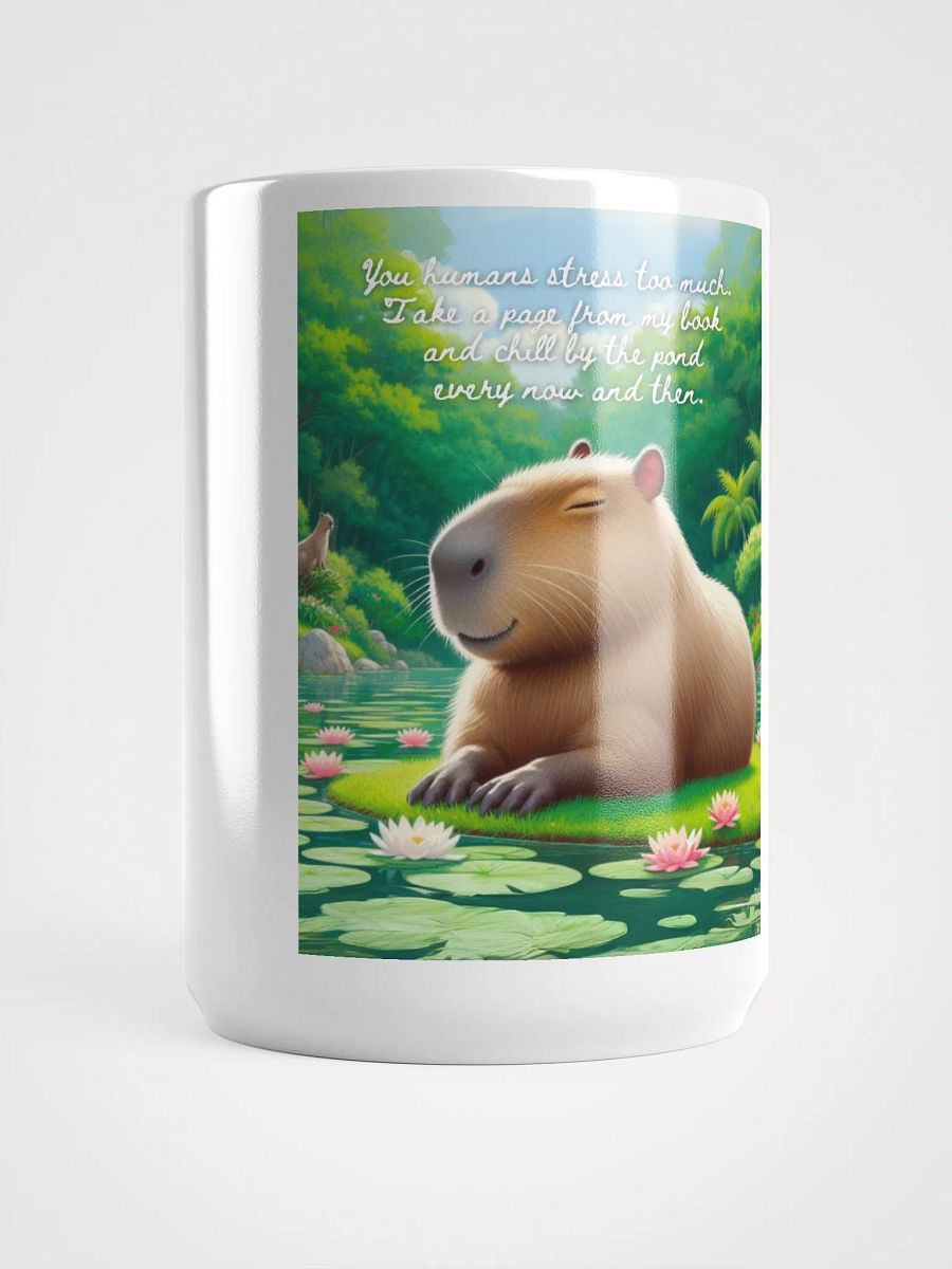 Capybara's Peaceful Advice Mug product image (5)