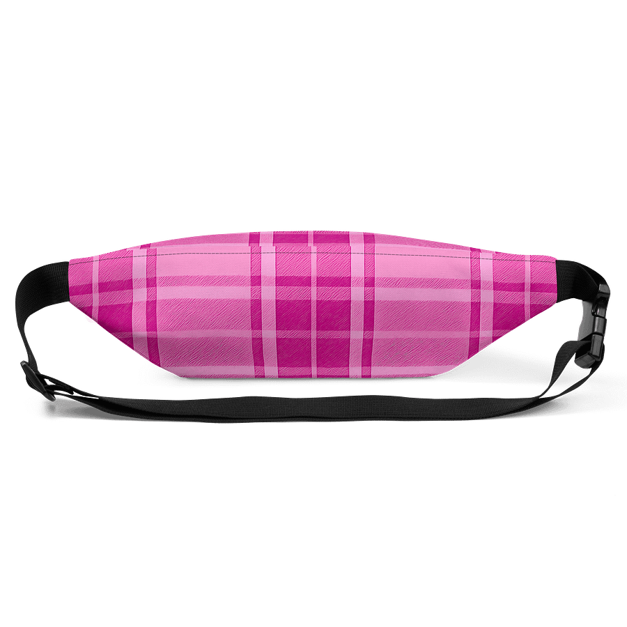 Pink Plaid Fanny Pack (Waist Bag) product image (3)