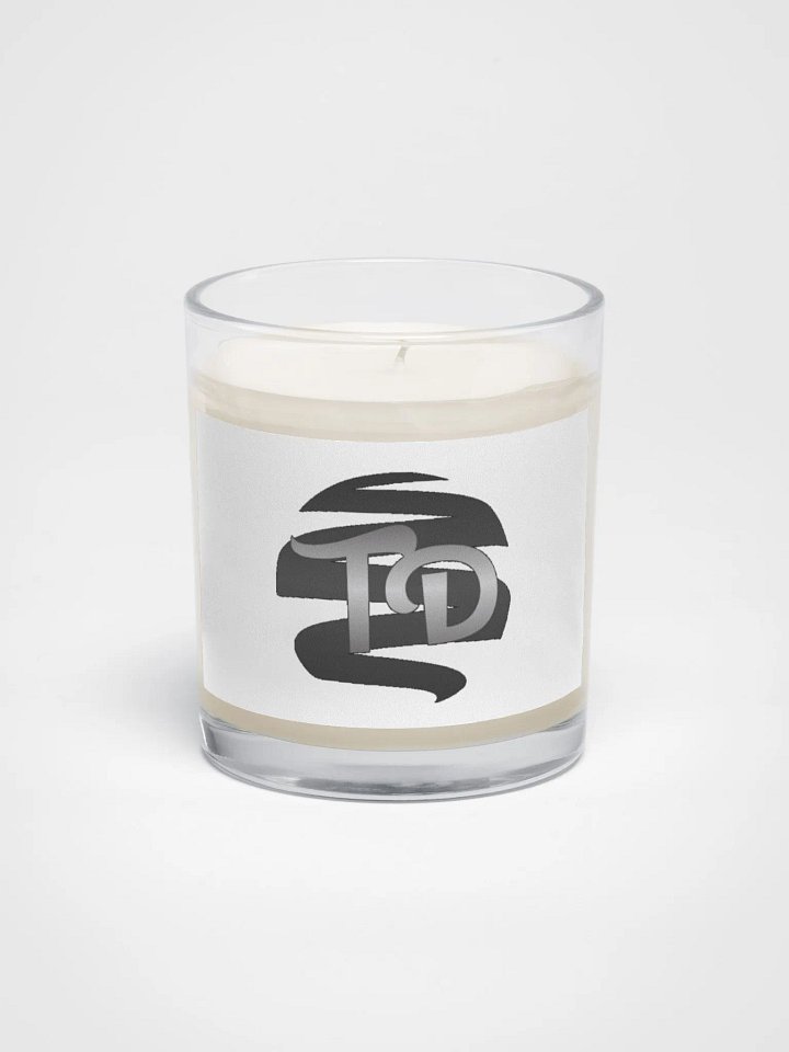 Bougie en cire de soja dans un pot en verre TD product image (1)