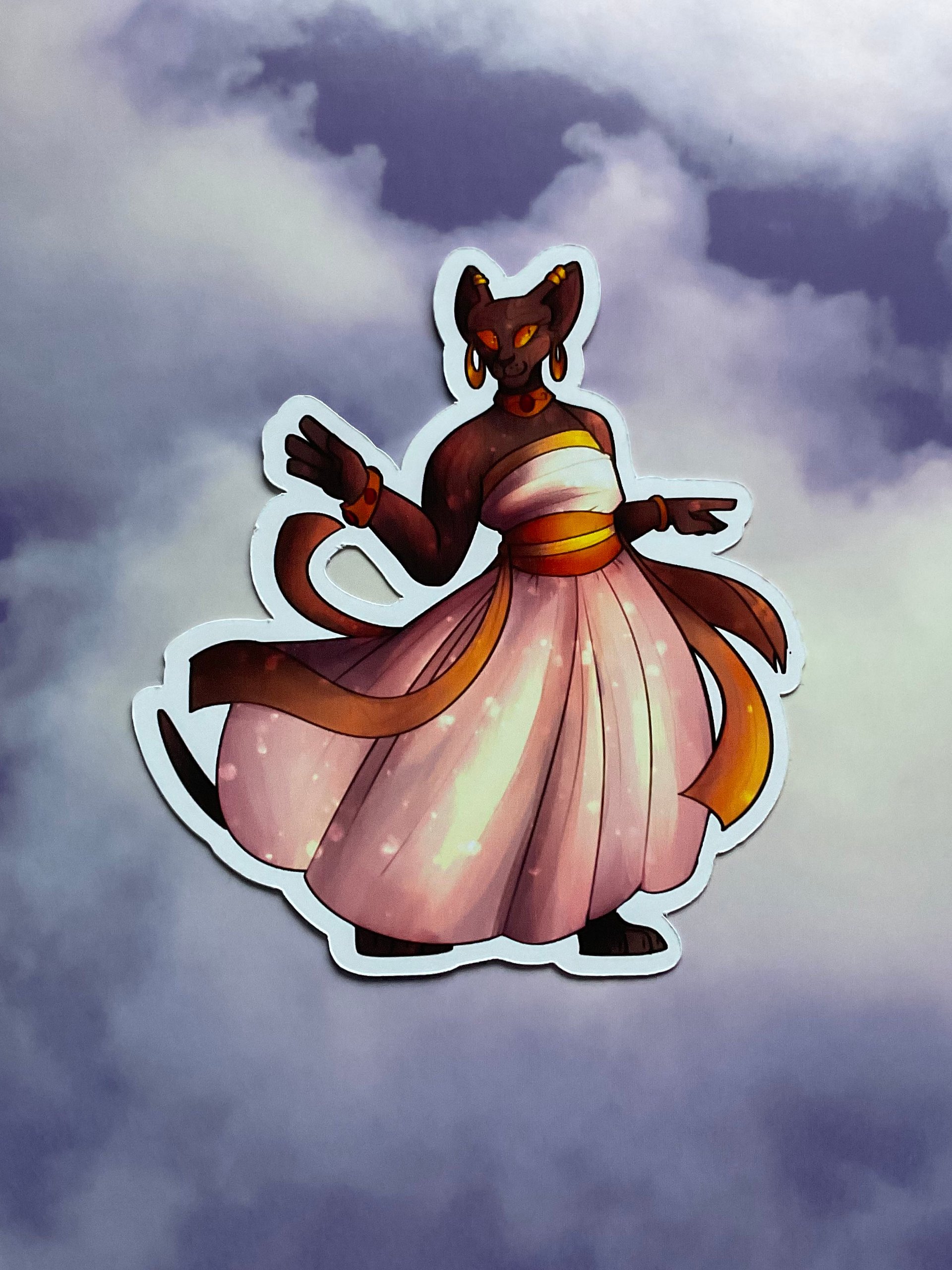 "Aureate Shimmer" sticker product image (1)