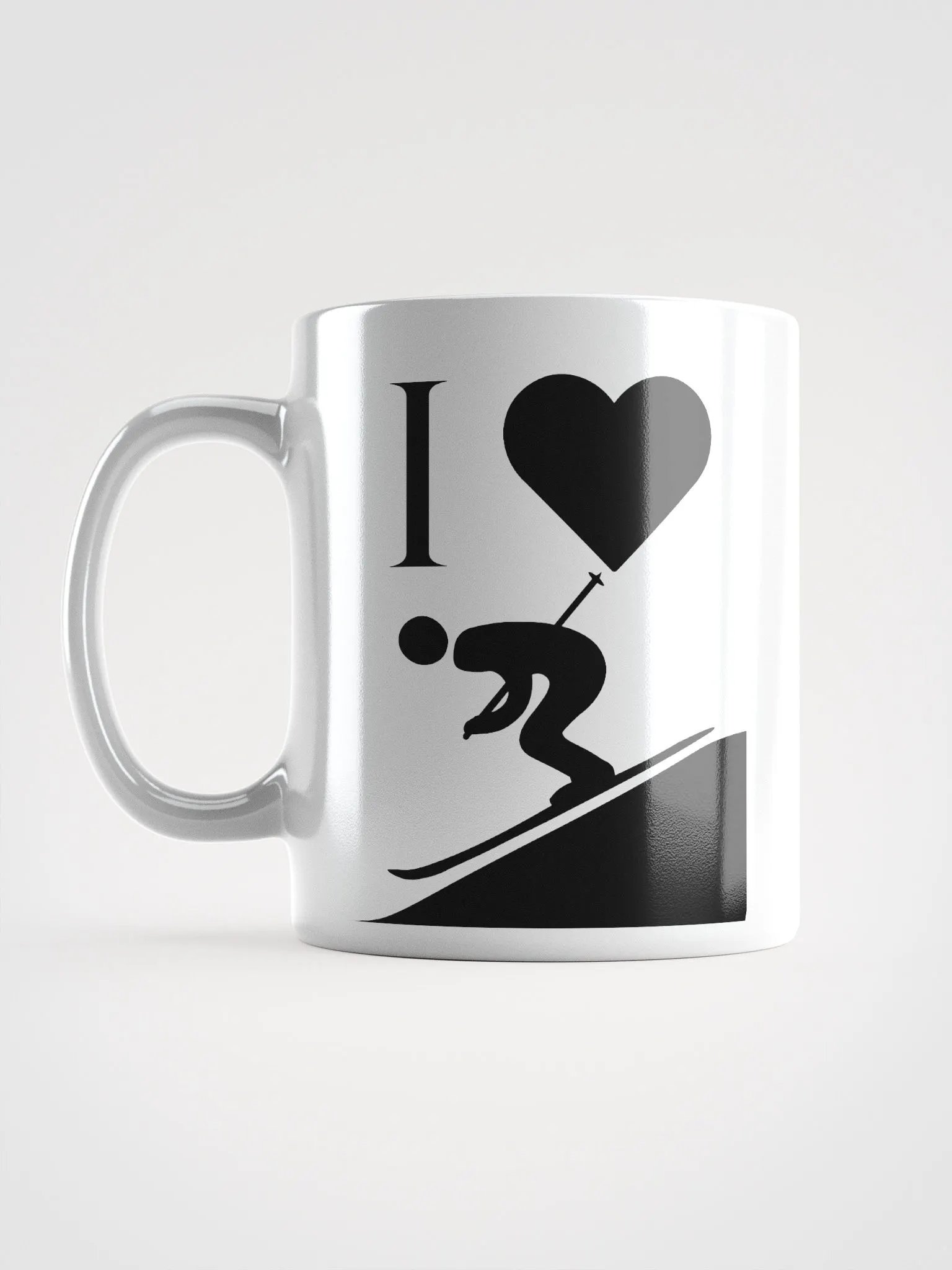 I ❤️ Skiing Mug product image (6)