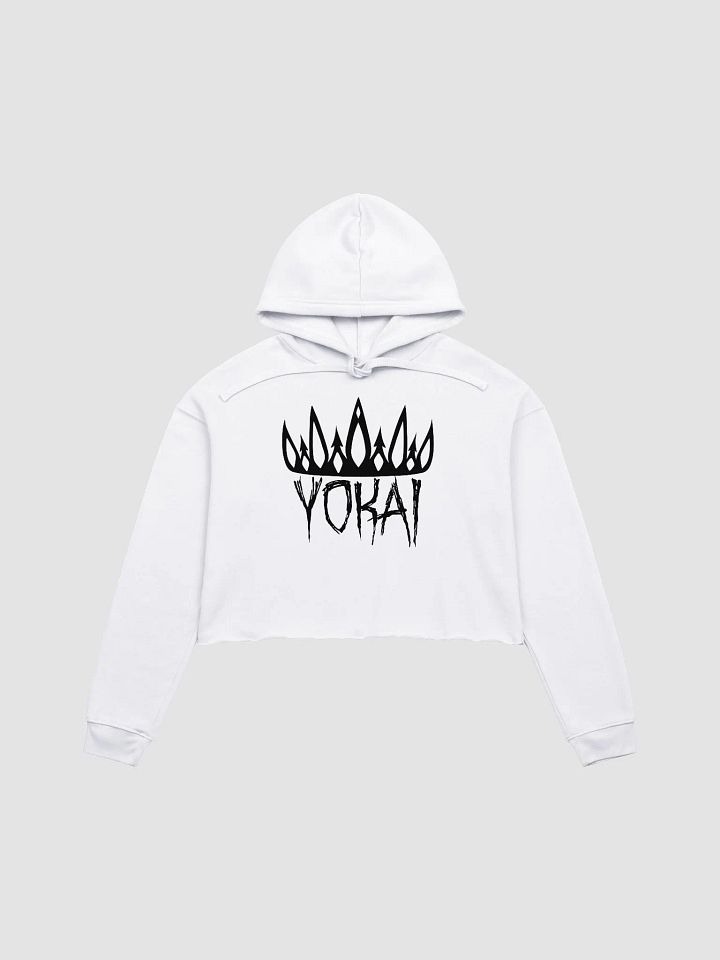 Yokai Queen (Large Black Logo) - Cropped Sweatshirt product image (1)