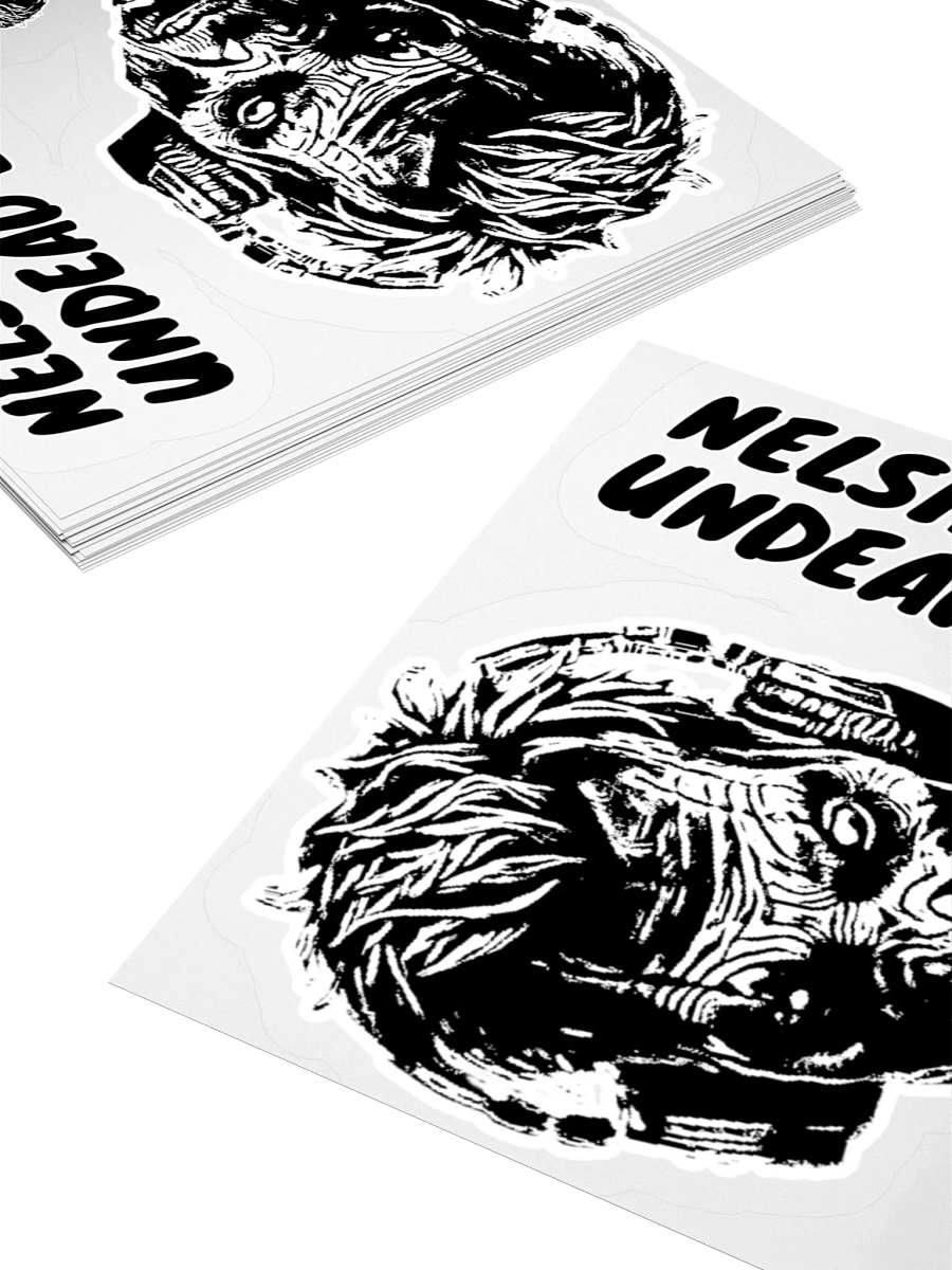 Nels Undead Empire Kiss Cut Stickers (Clear Edge) product image (12)