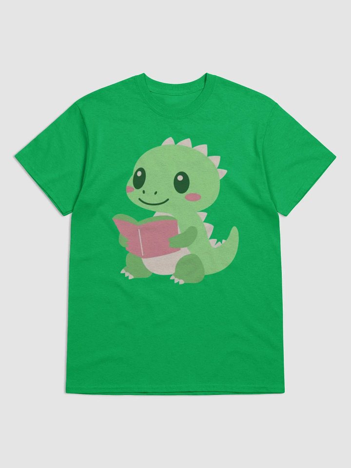kawaii dino reading product image (1)
