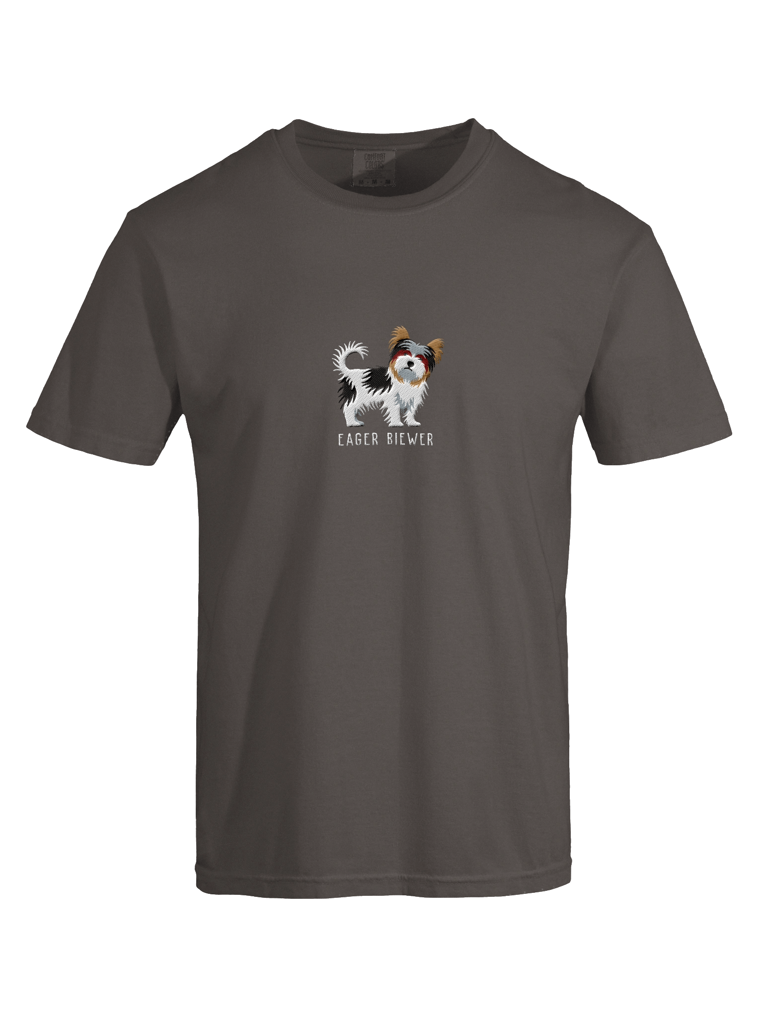 Eager Biewer T-Shirt(Embroidered) of a Biewer Terrier product image (40)