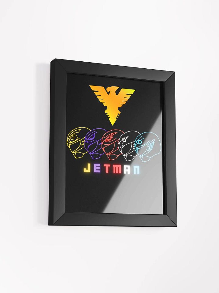 Neon Jetman Helmets Framed Poster product image (13)