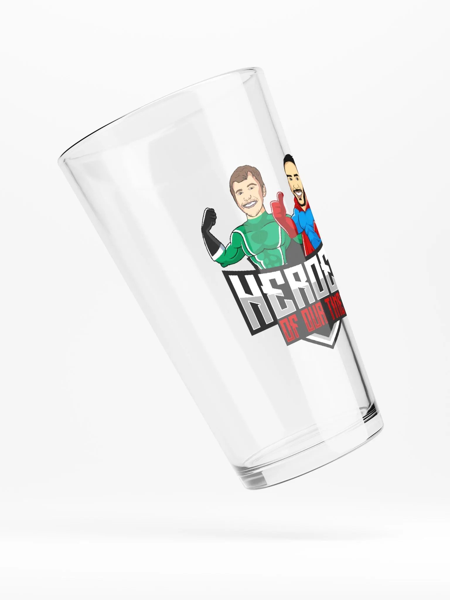 Heroes of our Time Pint Glass product image (4)
