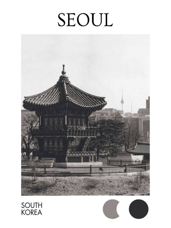 Pavilion of Seoul - Black & White / Digital product image (1)