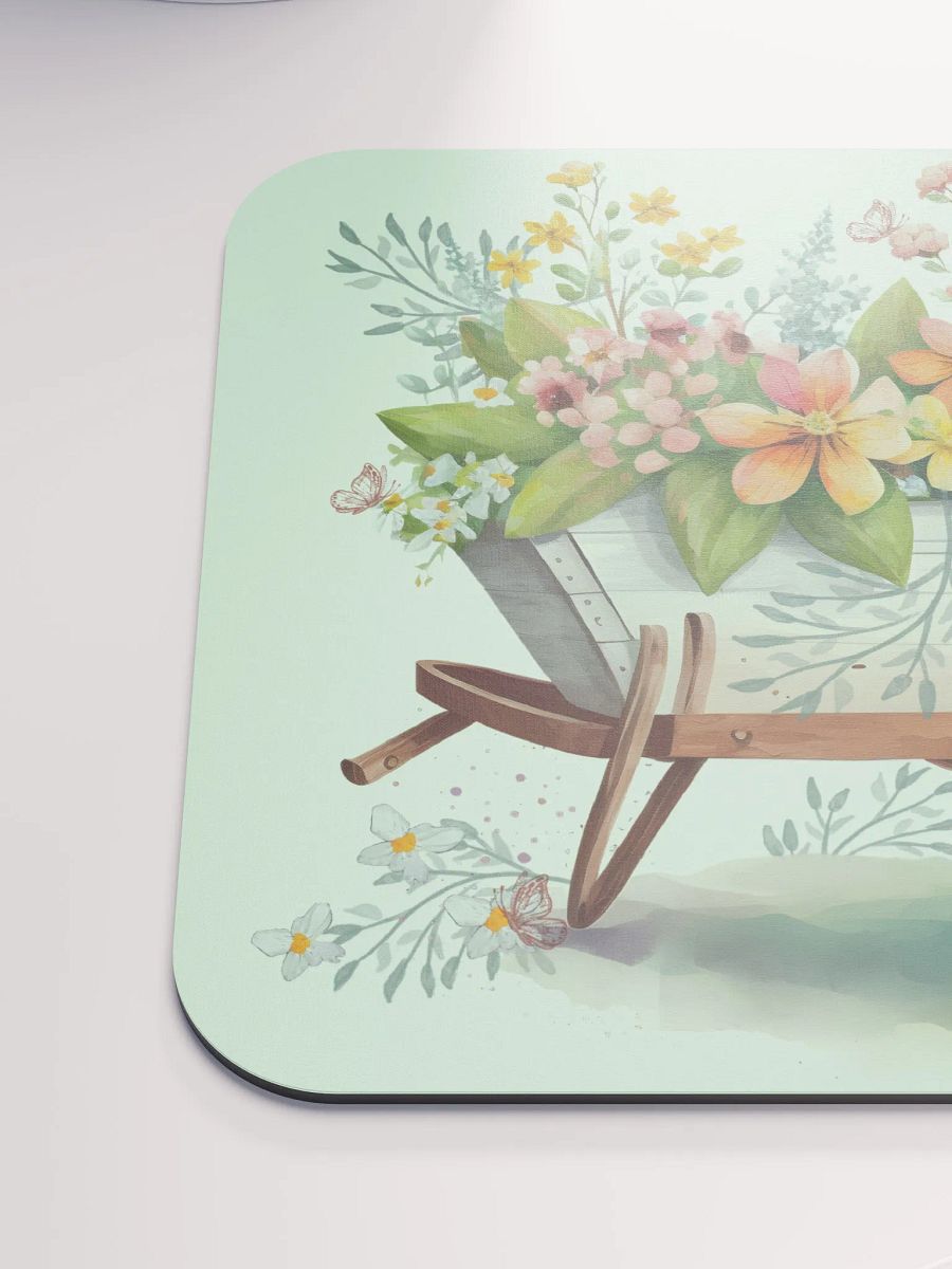 Old Wheelbarrow Full Of Flowers Mousepad product image (6)