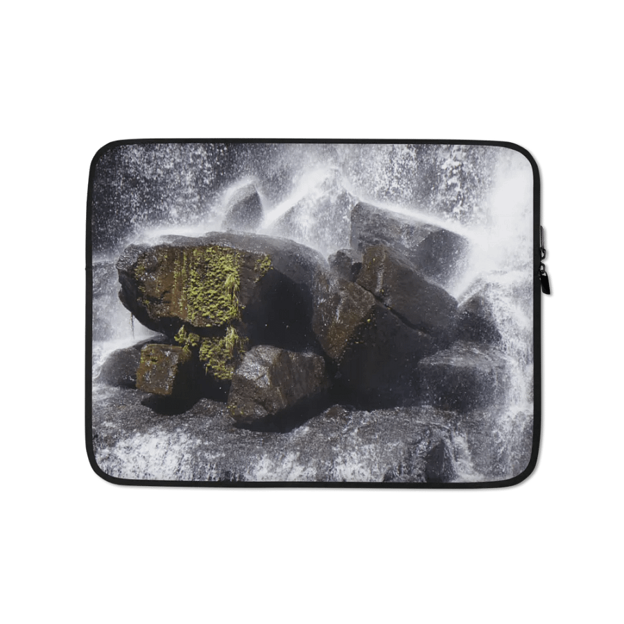 Waterfall Rocks Laptop Sleeve product image (1)