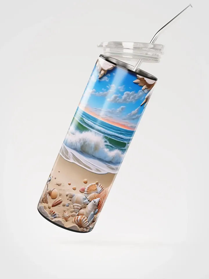 Beach Seashell Stainless Steel Tumbler product image (3)