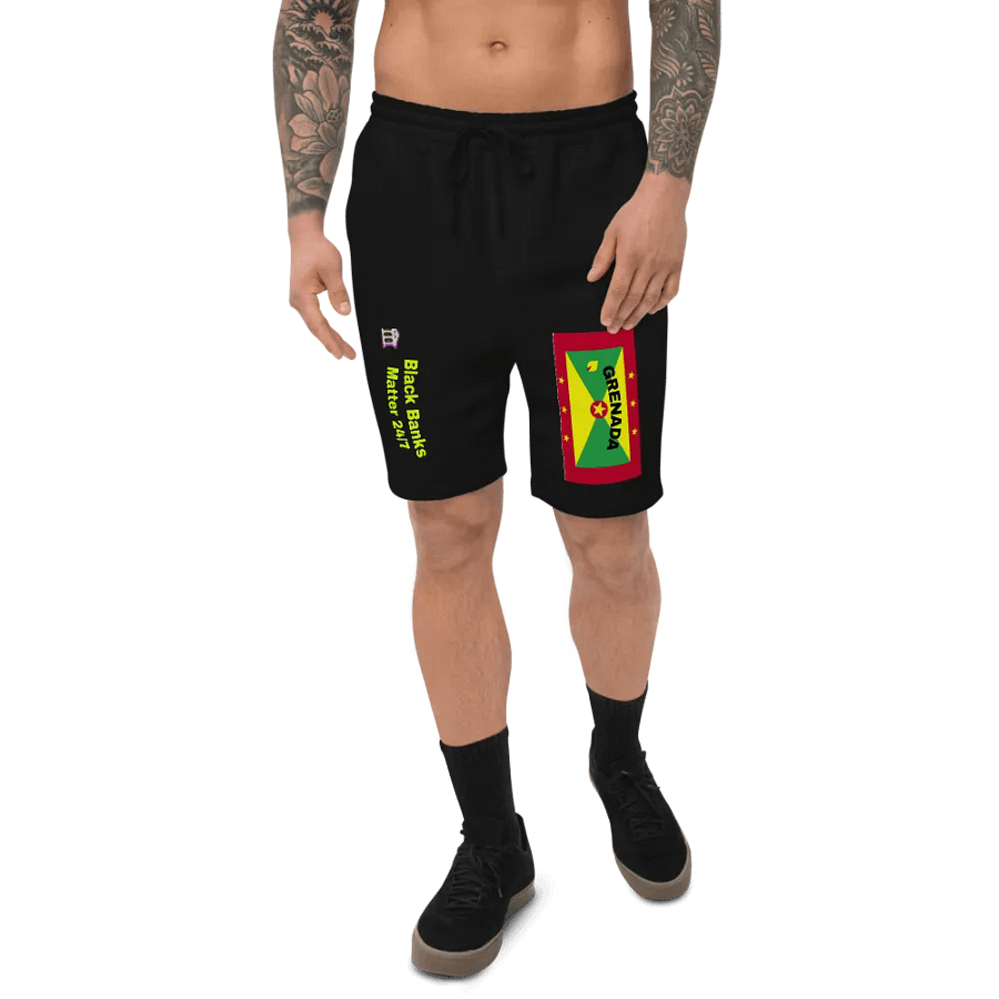 Grenada Flag Inspired Fleece Shorts product image (3)