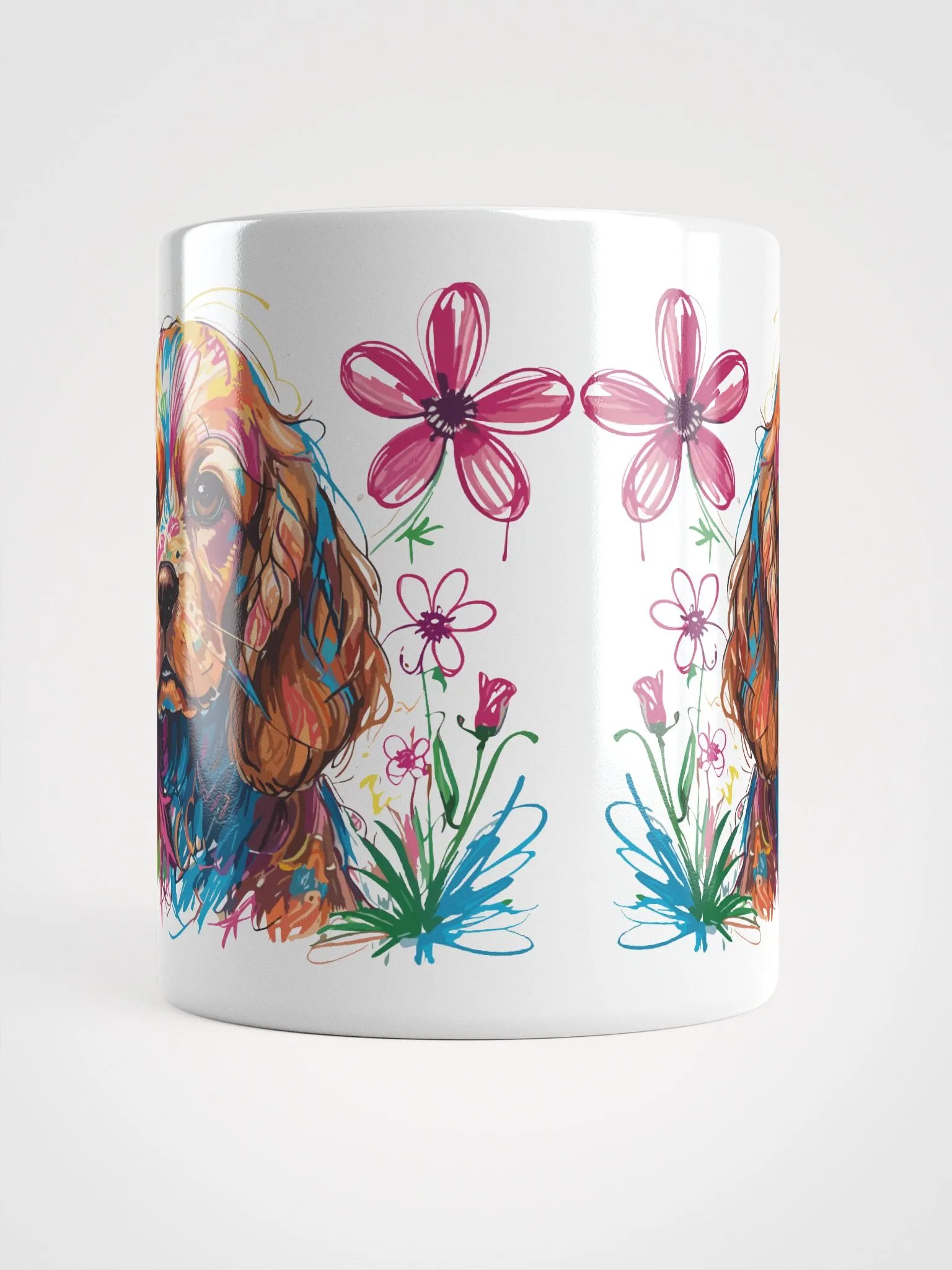 Scribbles Cocker Spaniel 1 , Mug product image (5)