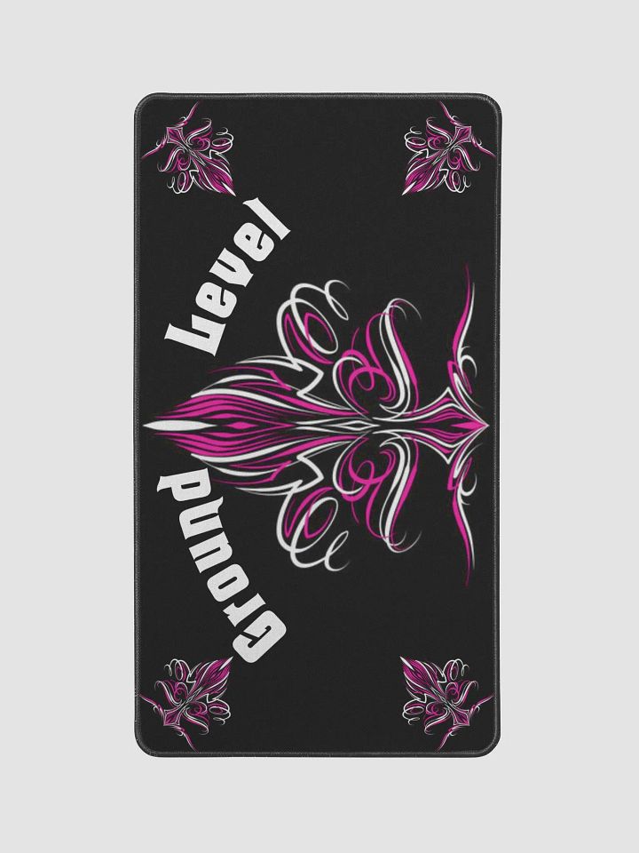Pink & White Desk Mat product image (1)