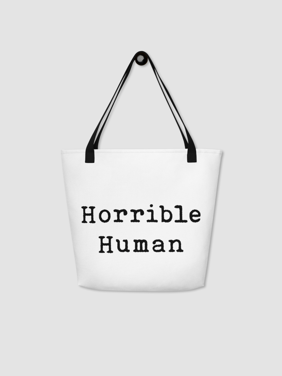 Horrible Human Lux Tote (white) product image (2)