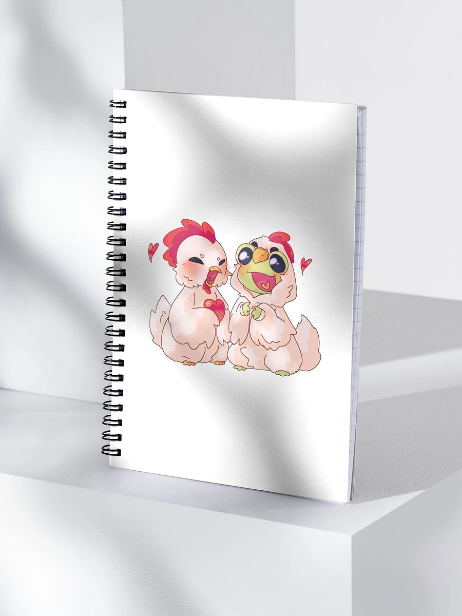 'Hop and Flutter into Love' Spiral Notebook product image (4)