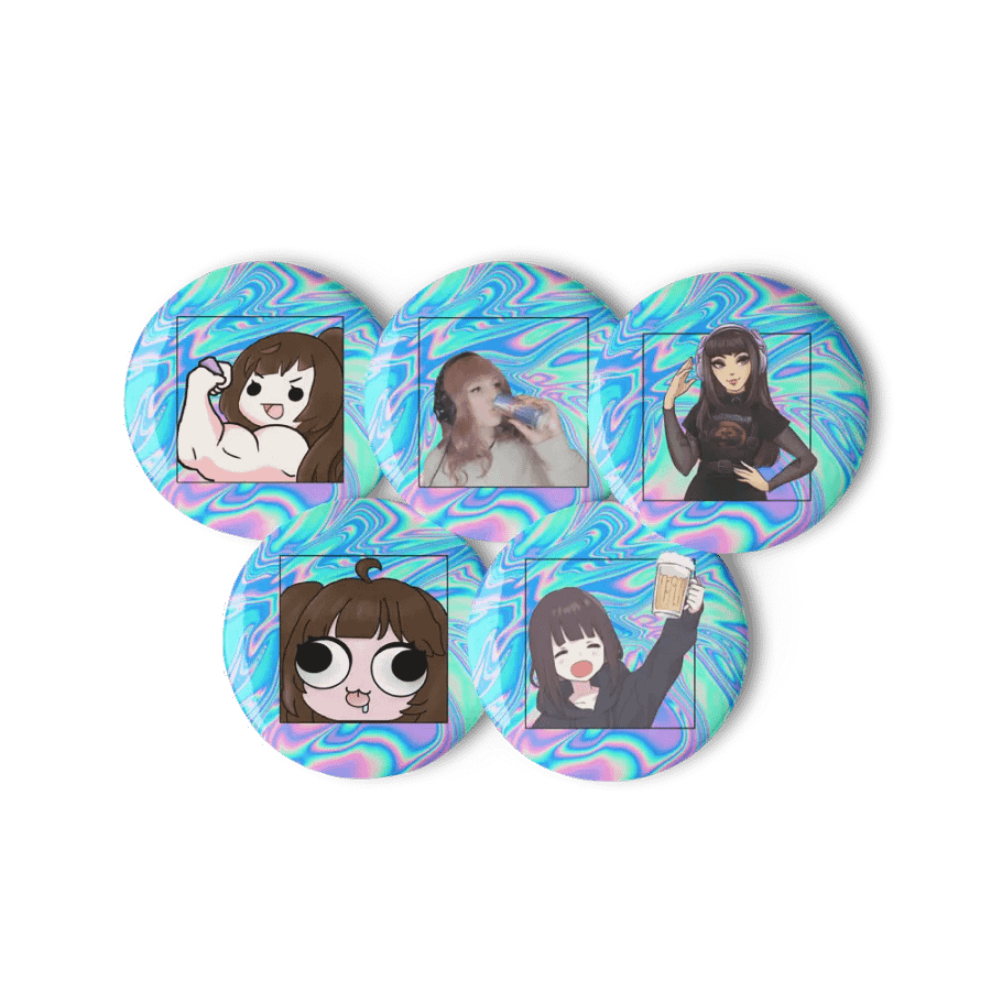 Vaporwave Button Set product image (11)