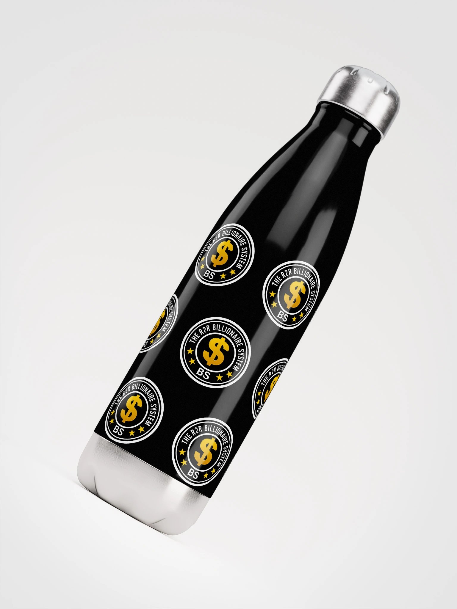 Billionaire System Stainless Steel Water Bottle product image (4)