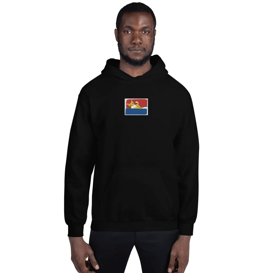 Hamlet Screen Print Embroidered Hoodie (Traditional) product image (15)