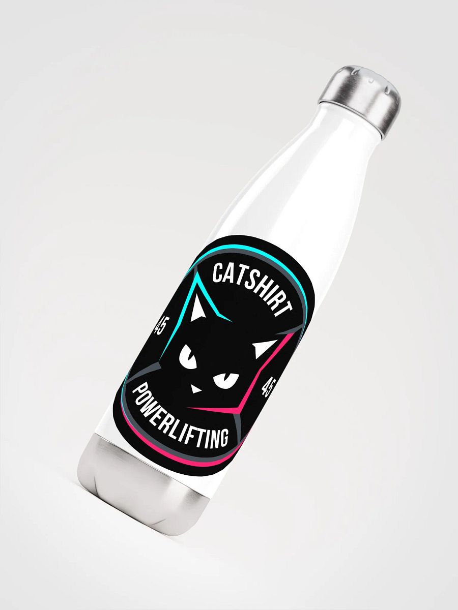 Catshirt Powerlifting Water Bottle product image (4)