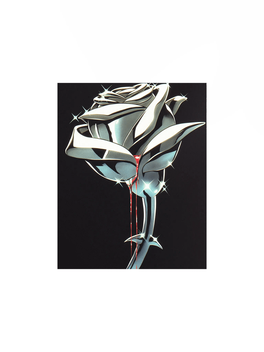 Gothic Metalic Rose Matte Poster product image (2)
