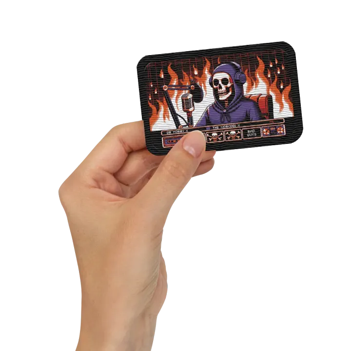 Morbid Embroidered Rectangle Patch product image (2)