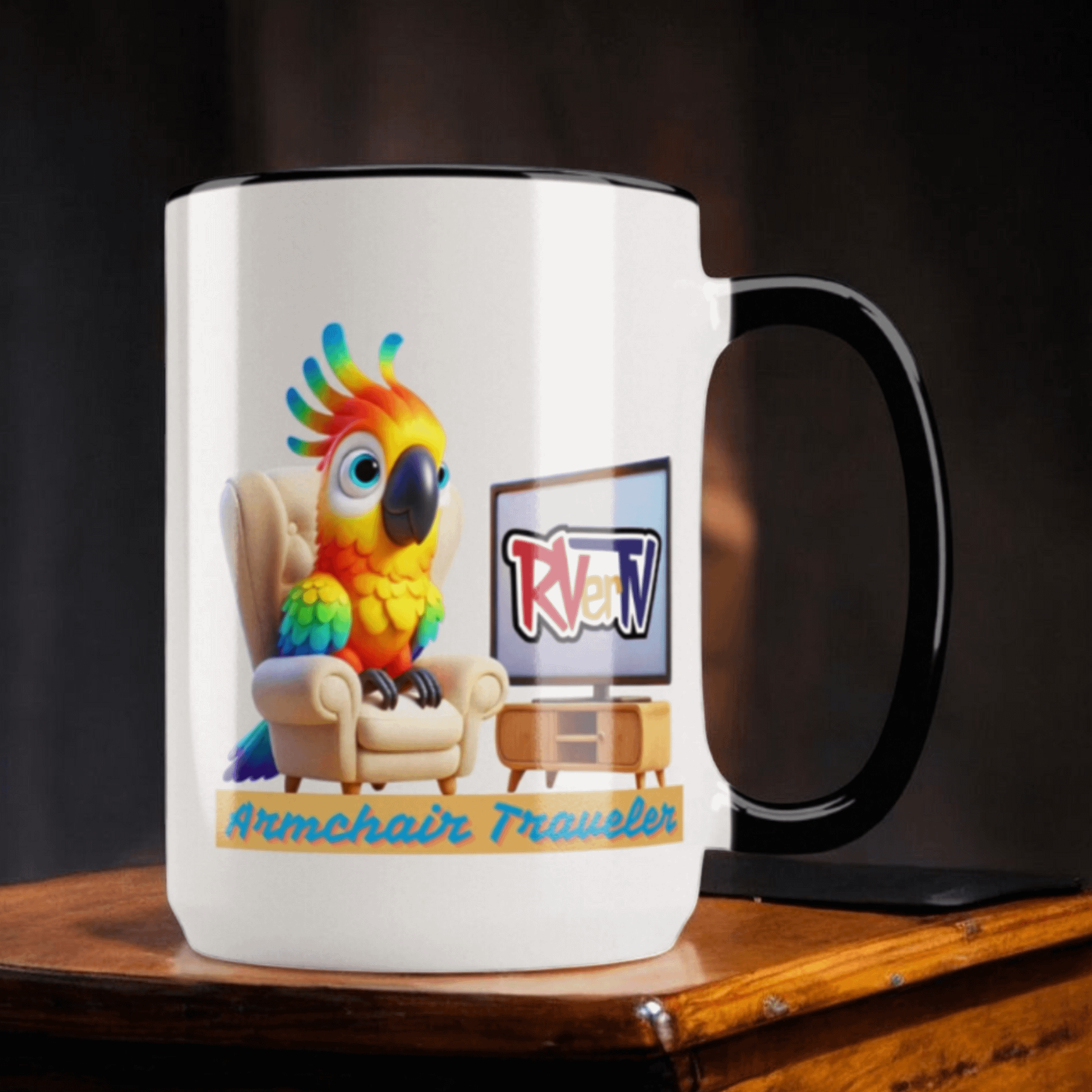 Armchair Traveler Bird - Coffee Mug product image (1)