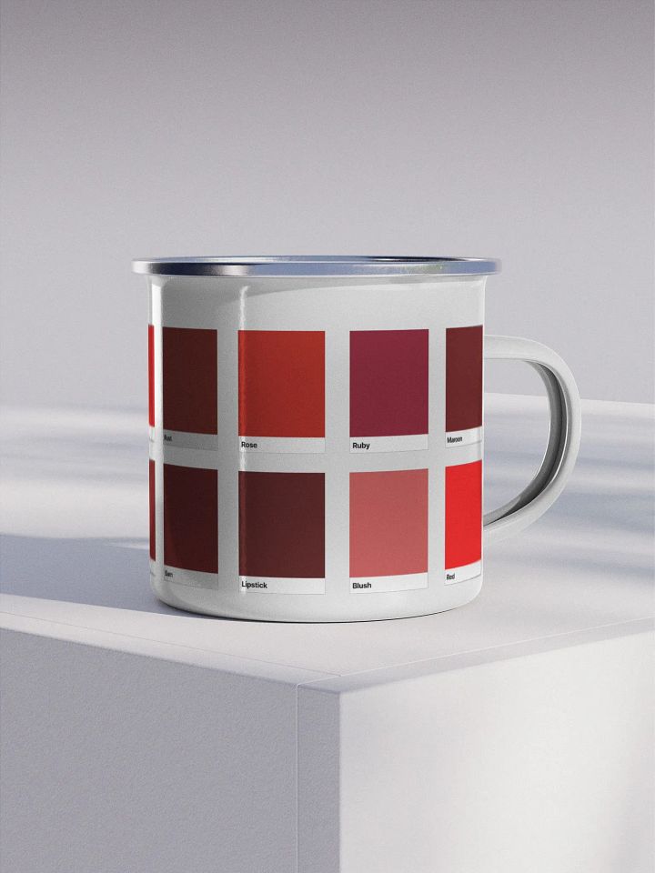 Shades of Red - Enamel Mug product image (1)