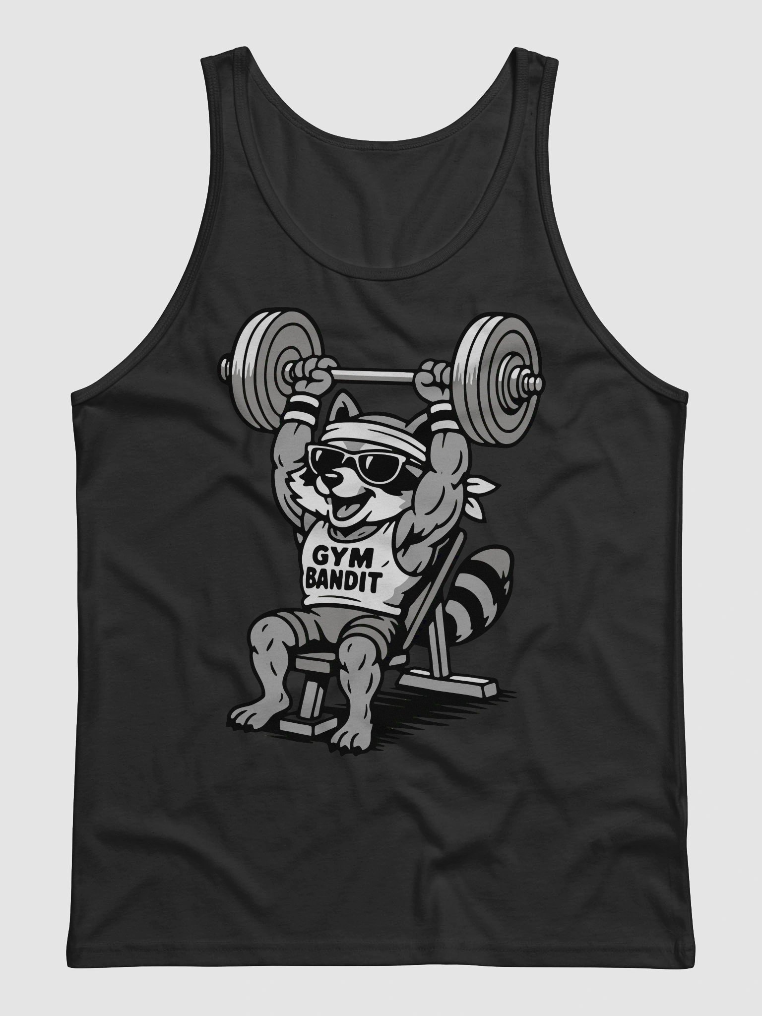 Gym Bandit Raccoon Tank product image (6)