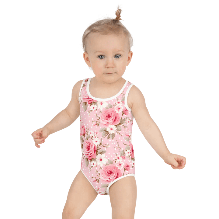 Rosy Dreams All-Over Kids Swimsuit product image (1)