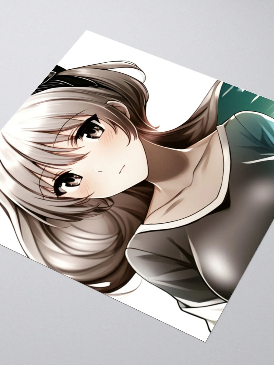 Anime Girl Sticker -original Art- 5.5X5.5 in. product image (3)