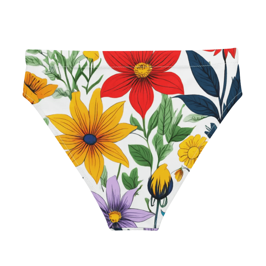 Vibrant Botanical Paradise Bikini Bottoms product image (2)