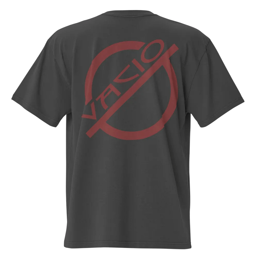 VACIO {NULL} Logo Oversized Faded T-Shirt product image (1)