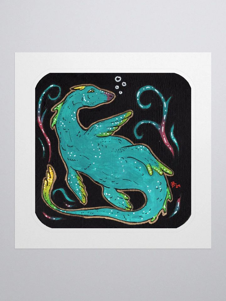 Nessie Kiss-Cut Vinyl Sticker product image (1)