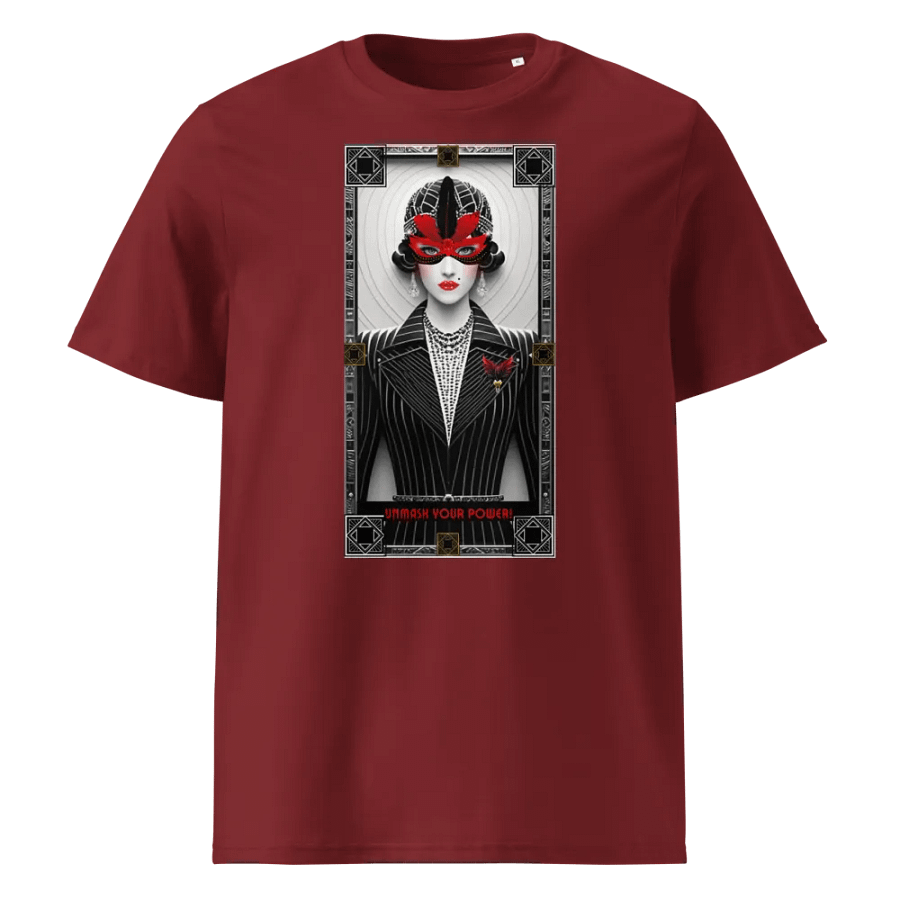 Unmask your Power Organic Unisex Cotton T-Shirt product image (9)