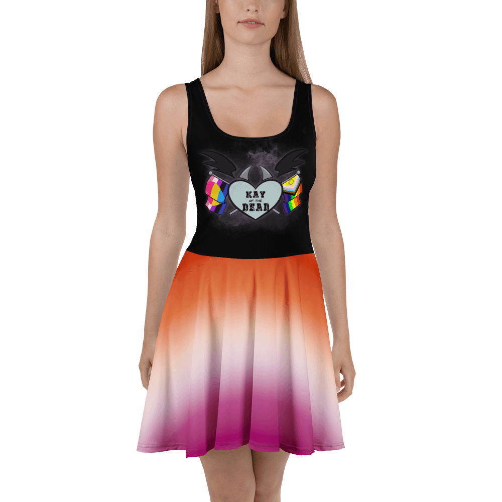 Kay_of_the_Dead Pride Logo Dress With Lesbian Pride Skirt product image (2)