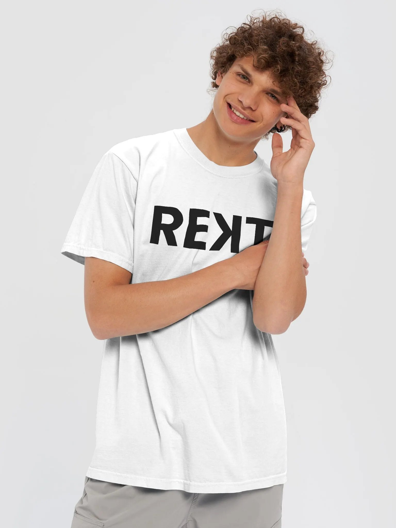 Get Rekt Heavy Weight Premium Tee product image (5)