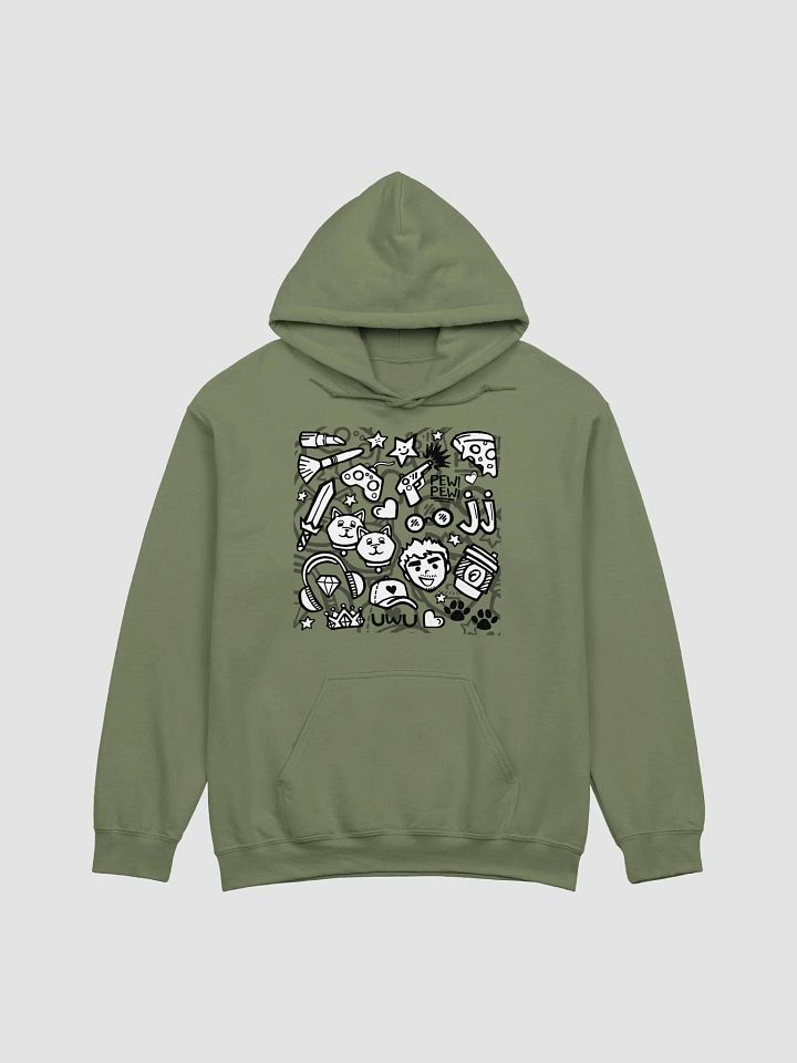 J-Doodle Sweatshirt (Olive) product image (2)