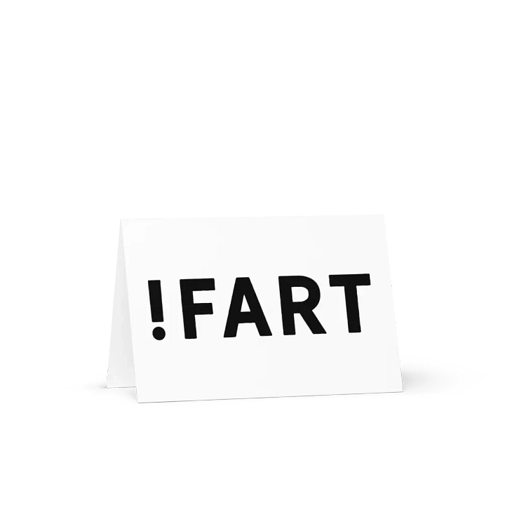 !FART CARD 003 product image (1)