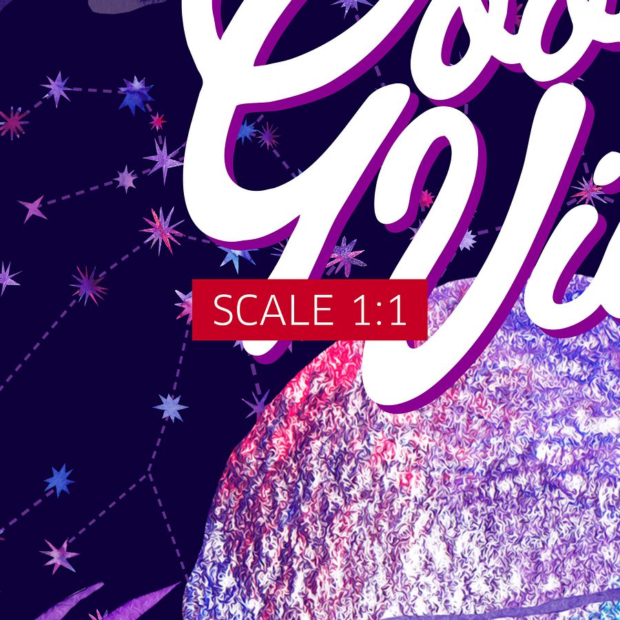 Good vibe [neon/synthwave/vaporwave/watercolor] — aesthetic watercolor poster, neon space poster, retrowave poster, motivation quotes product image (4)