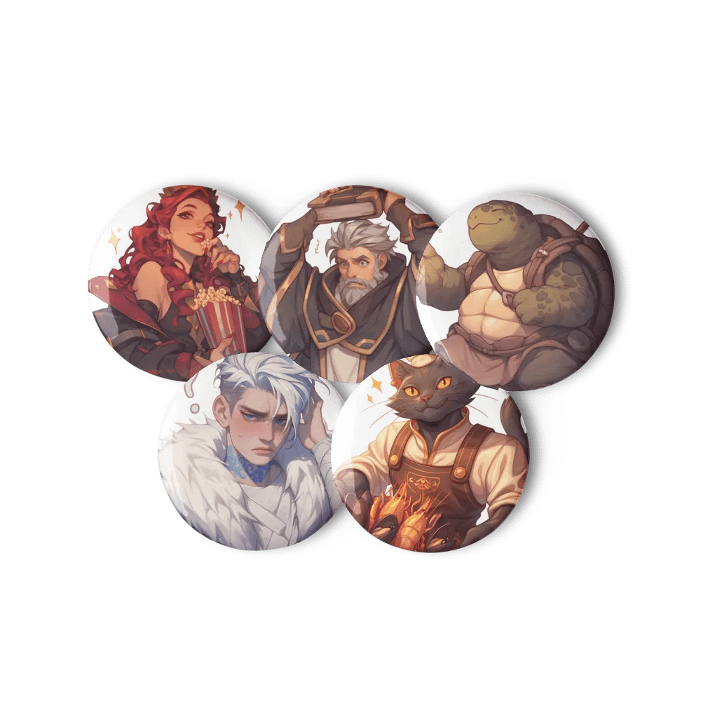 Player Character Pin Set product image (3)