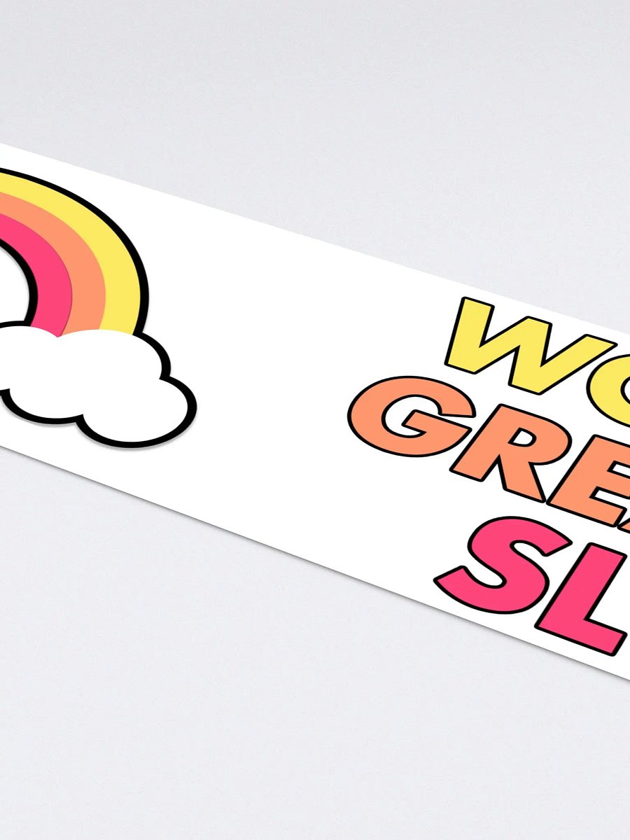 World's Greatest Slut bumper sticker product image (4)